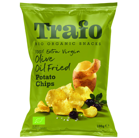 Trafo Chips extra virgin olijfolie bio 100g
